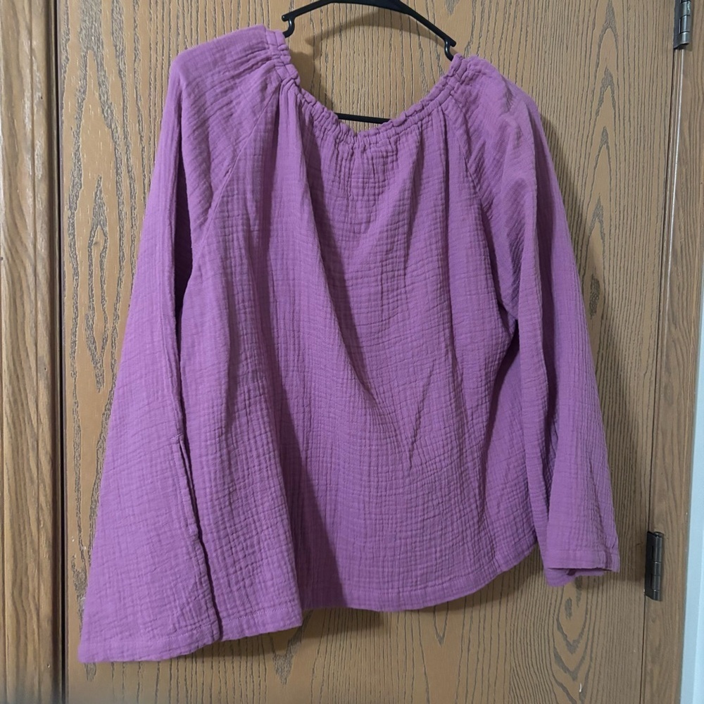 Calme by Johnny Was Split Neck Top (Liya) - NWT - Picture 7 of 7